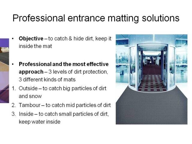 Professional entrance matting solutions